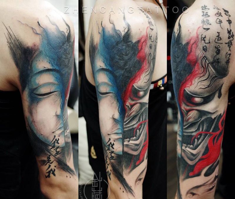 针藏刺青纹身作品纹身图片