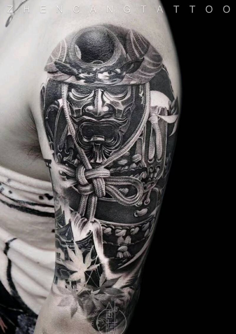 针藏 李程纹身图片_手臂纹身图案