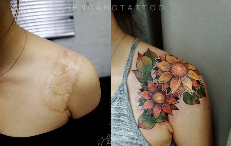 针藏刺青纹身作品纹身图片