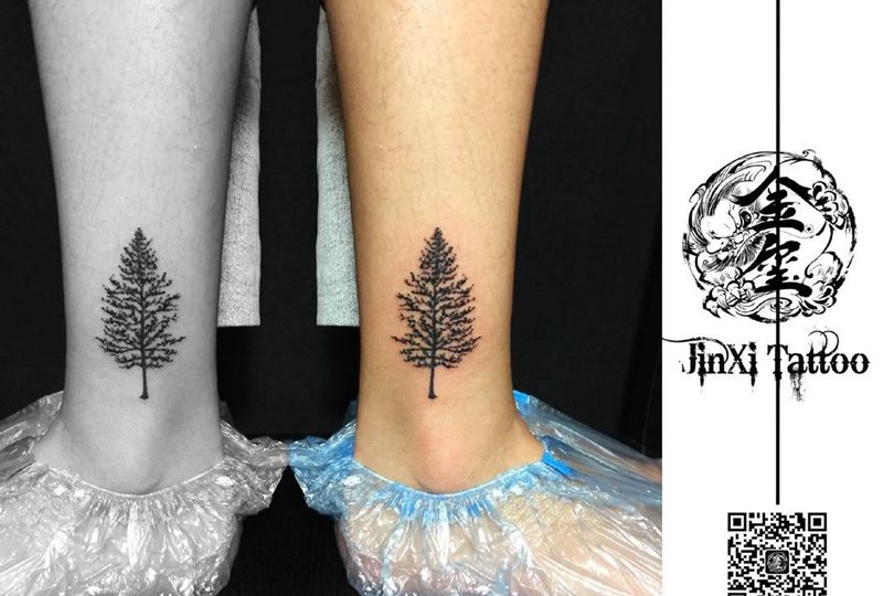 小树纹身图片