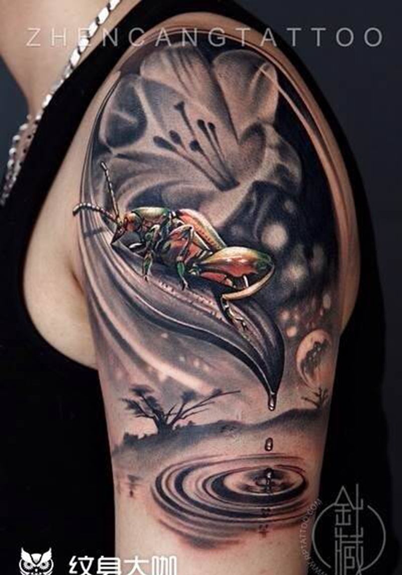 针藏刺青纹身作品纹身图片
