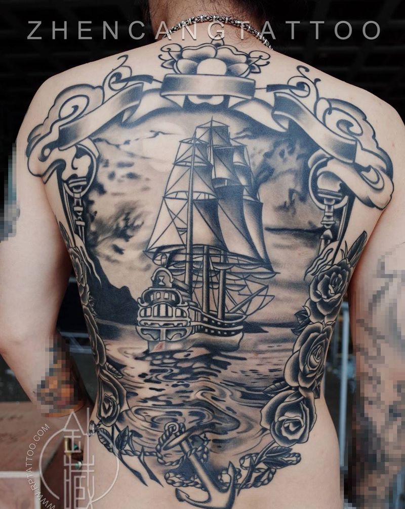 针藏刺青纹身作品纹身图片