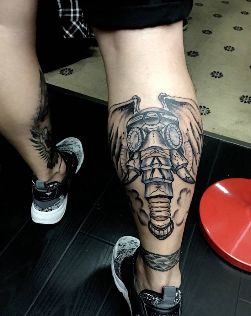 就是有个性！猜猜是什么？[呲牙]纹身图片