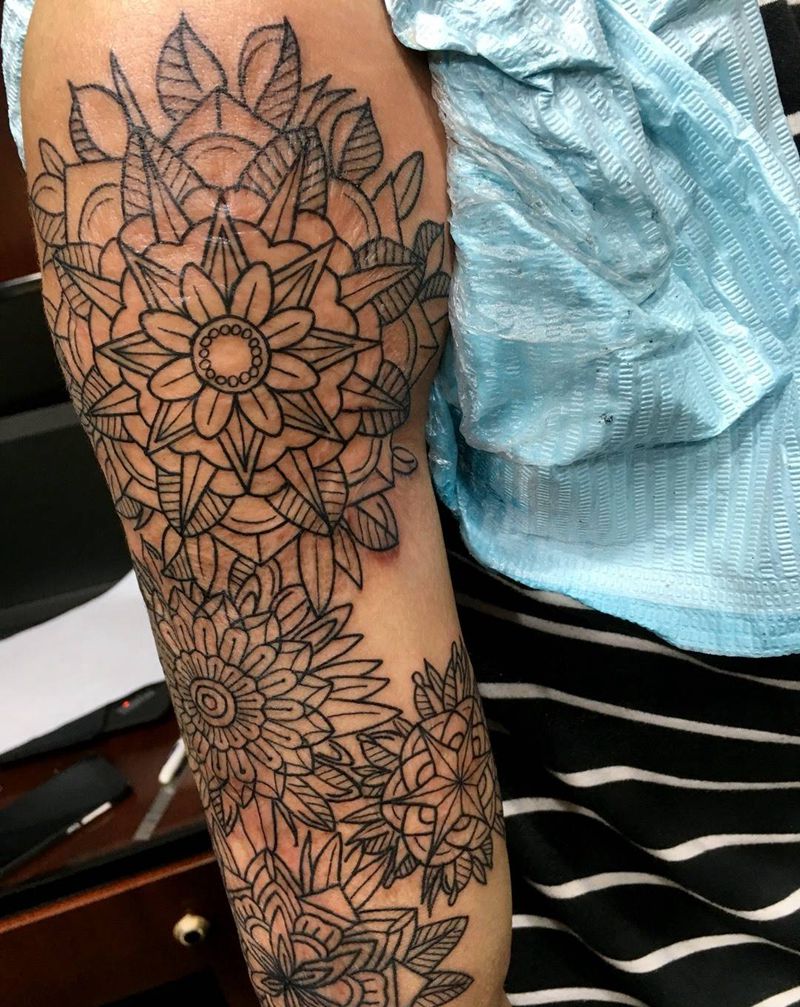 烫伤完美遮盖第一步纹身图片