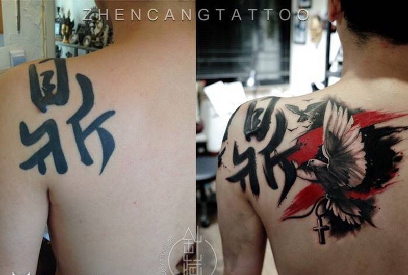 针藏刺青纹身作品纹身图片