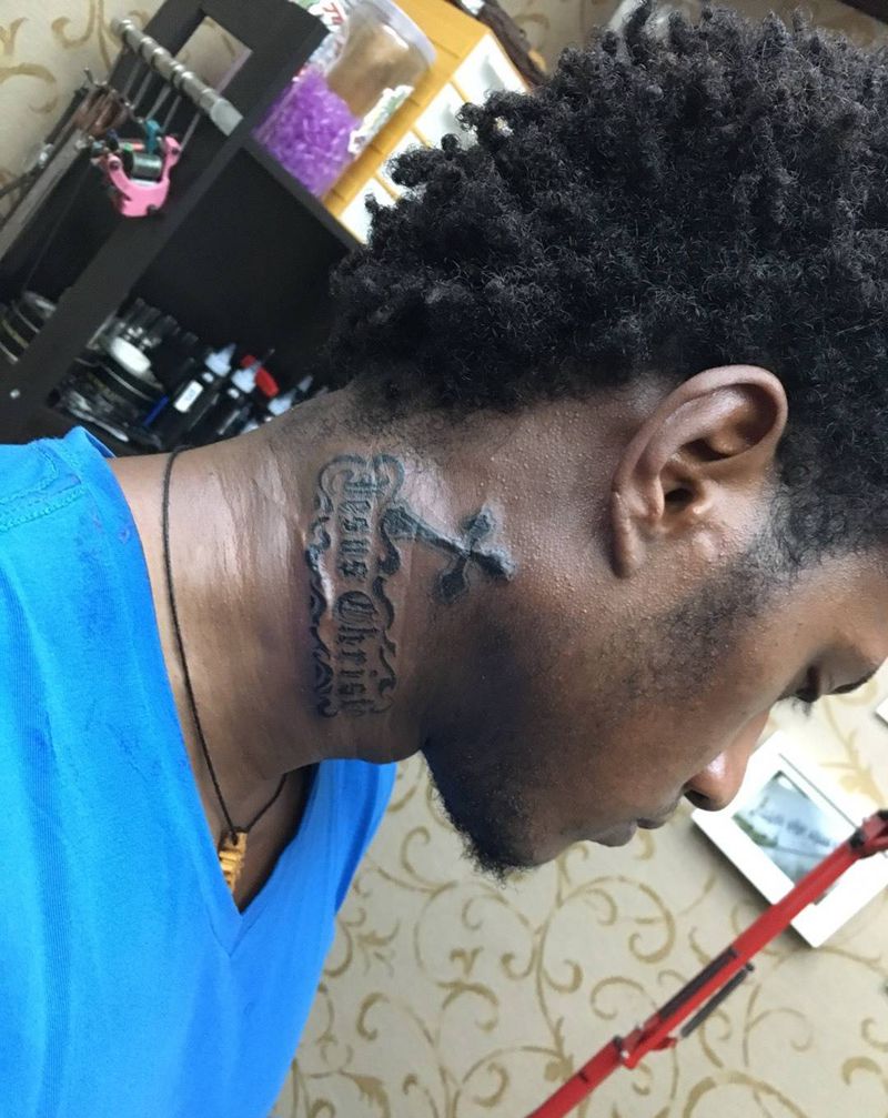 记号--达奇的 "黑中黑" 遮盖疤痕！纹身图片