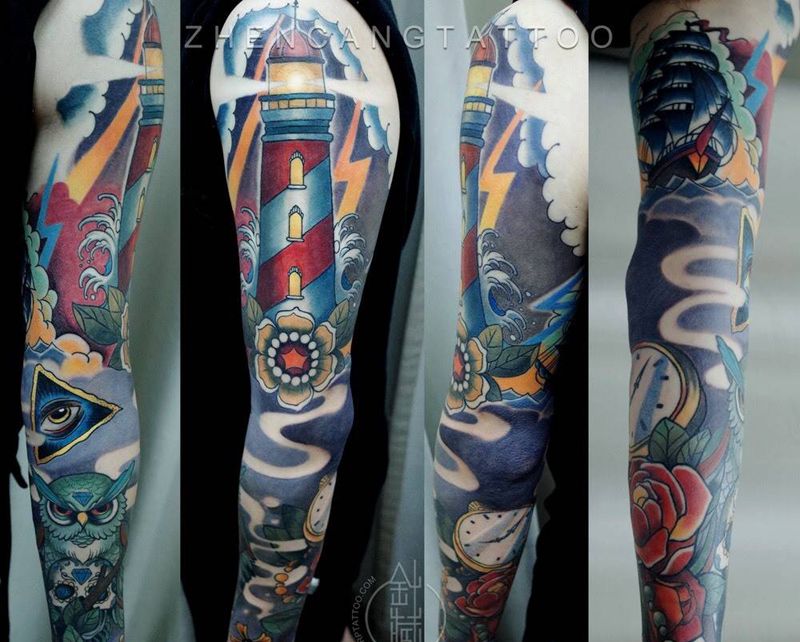 针藏刺青纹身作品纹身图片