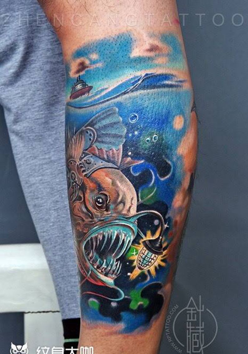 针藏刺青纹身作品纹身图片