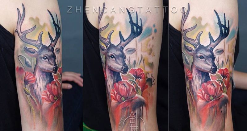 针藏刺青纹身作品纹身图片