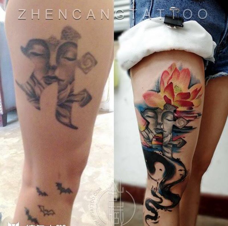 针藏刺青纹身作品纹身图片