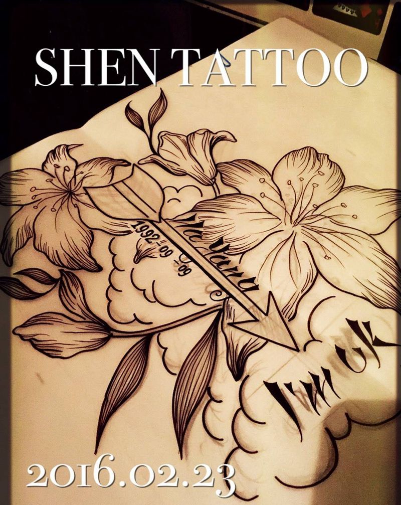 包小臂 手稿纹身图片_手稿手臂欧美原创纹身图案