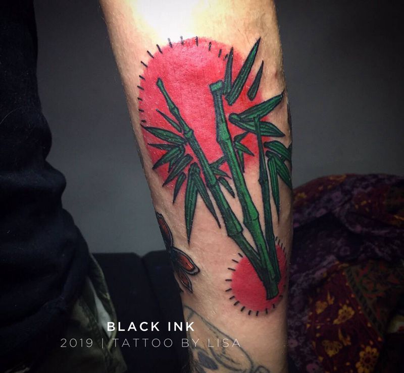 old school 拼接纹身图片_手臂Old School纹身图案