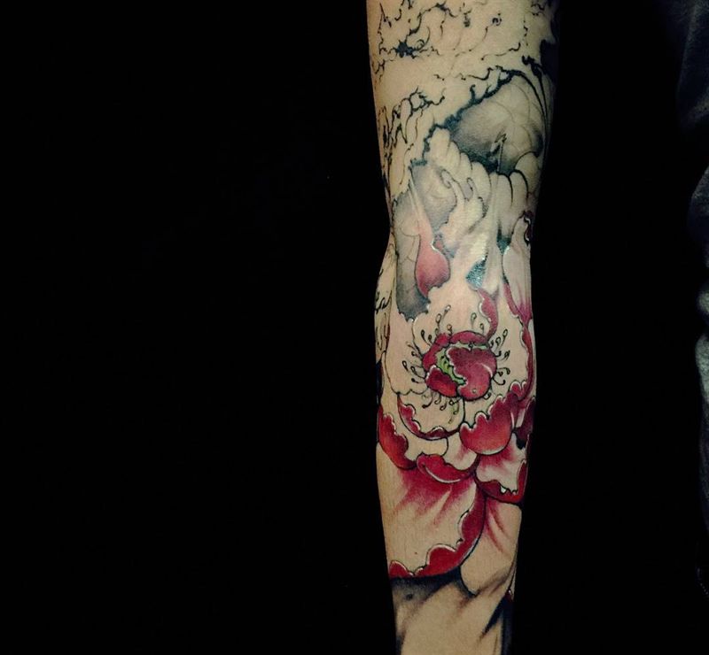 彩色第一次纹身图片_成品手臂手部传统动物鬼神人物宗教原创纹身图案