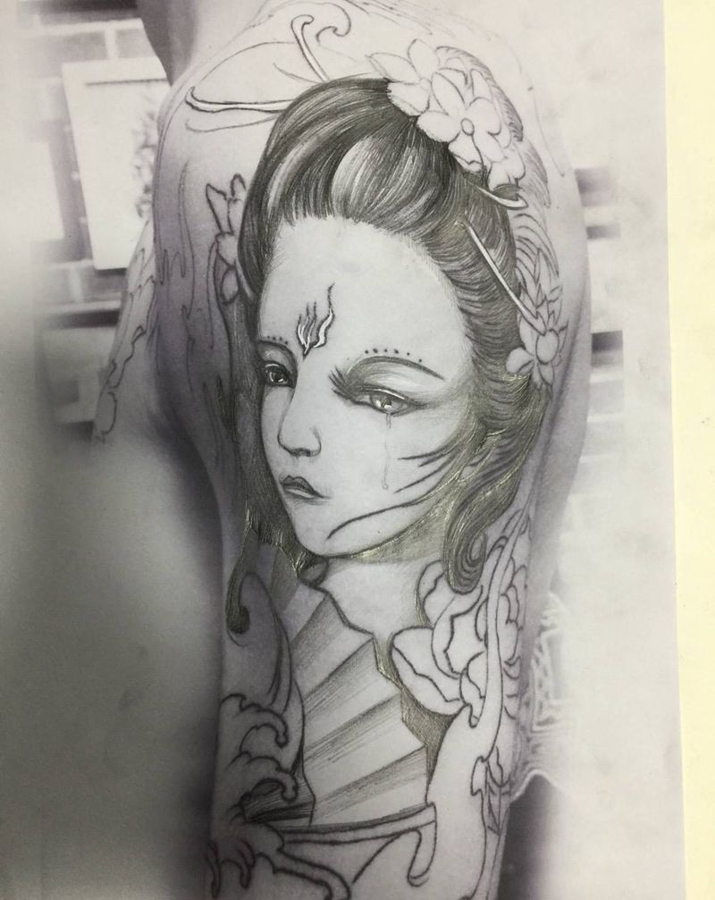 纹身修改前画一遍是我的习惯纹身图片