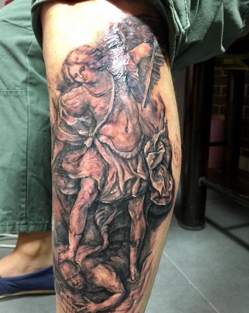 遮盖大面积烫伤纹身图片