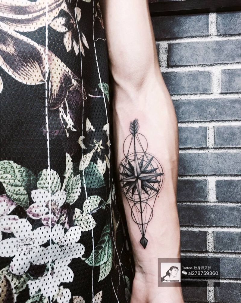 几何图形纹身图片