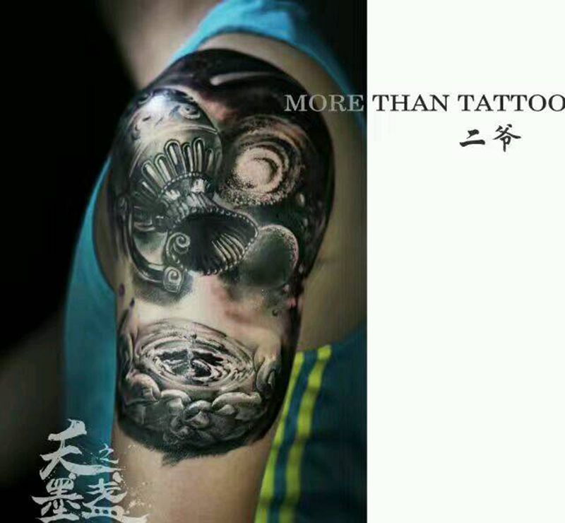 水瓶座纹身图片