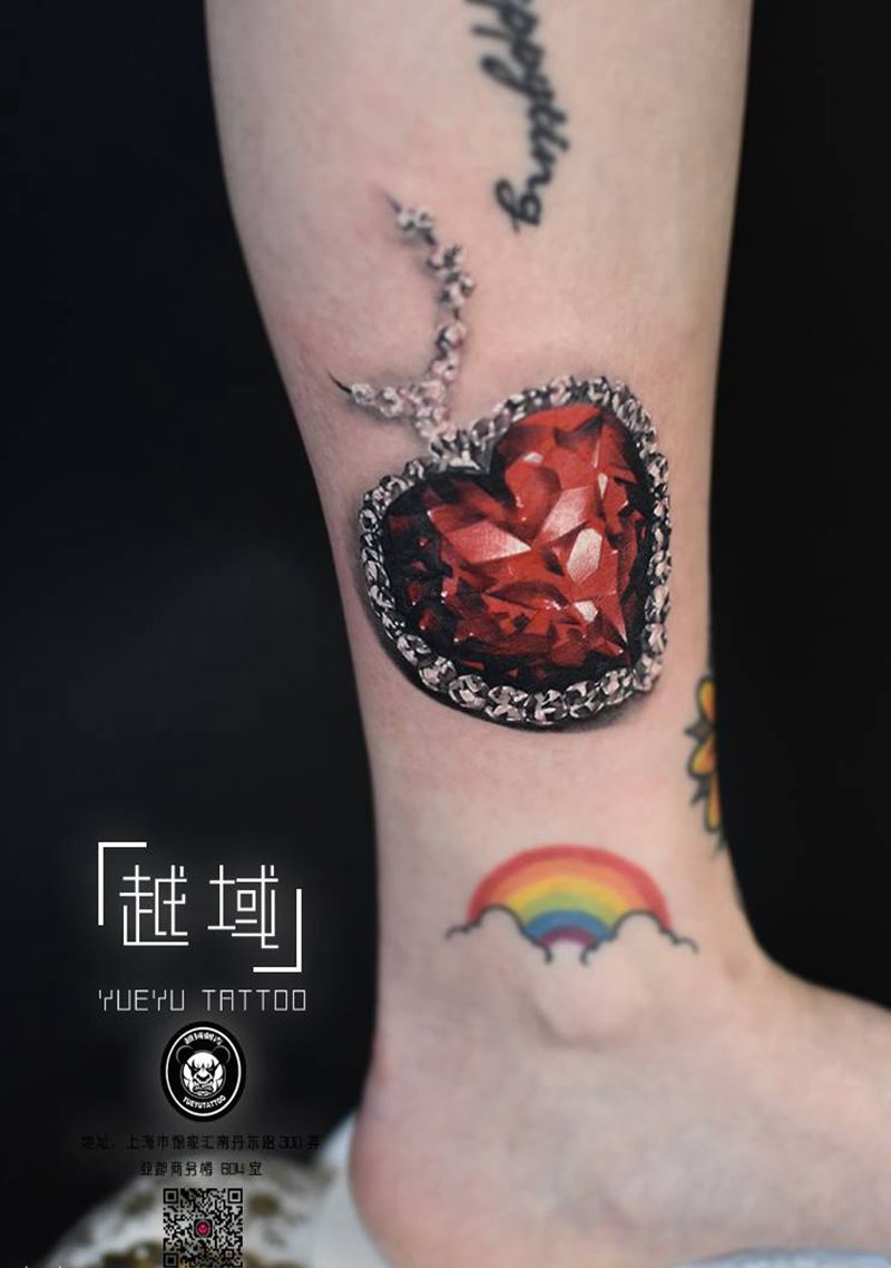 钻石纹身图案纹身图片_欧美写实纹身图案