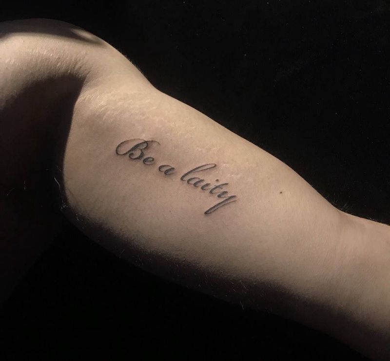 一些小字母纹身图片