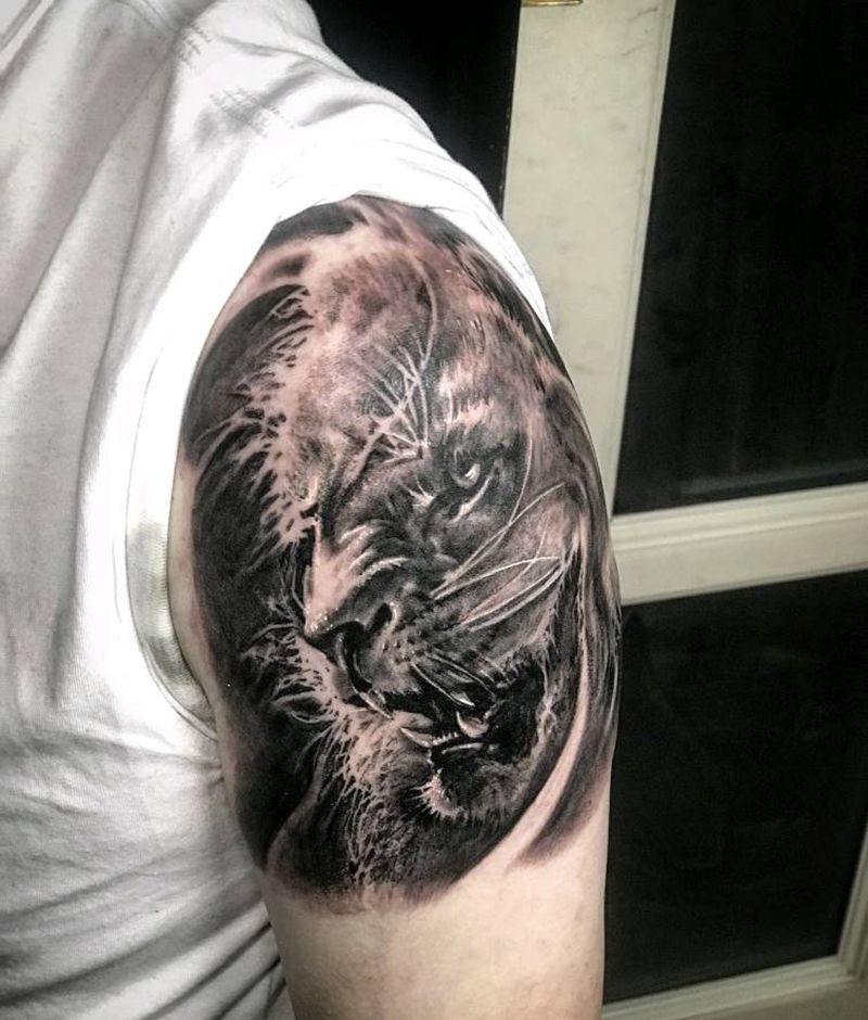 大西只纹身图片