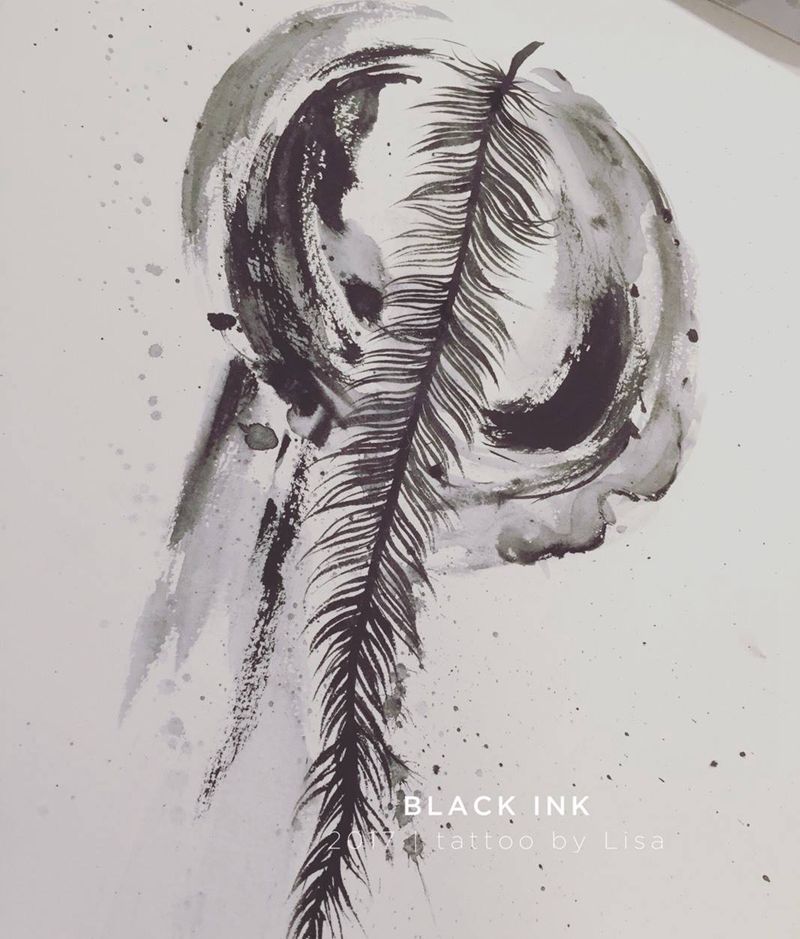 手稿纹身图片_手稿手臂国画原创静物纹身图案