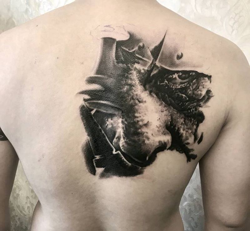 欧美写实纹身图片