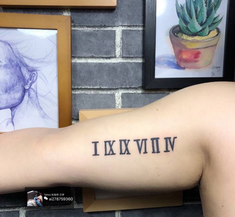 1996纹身图片_成品手臂欧美字符纹身图案