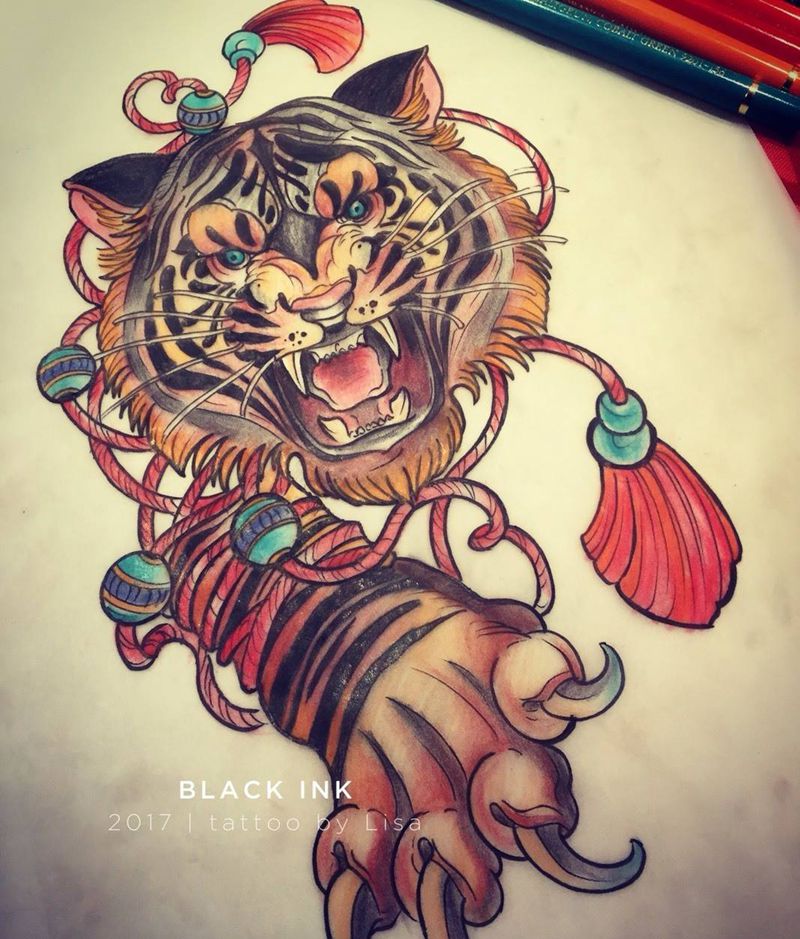 客订遮盖手稿纹身图片_手稿手臂欧美动物原创纹身图案