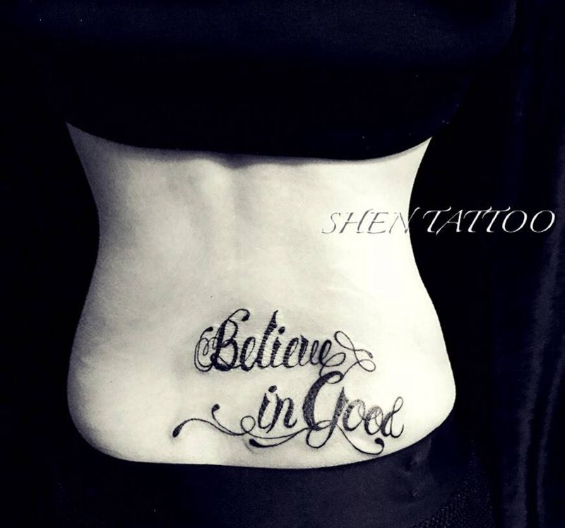 英文纹身图片_成品手臂欧美字符原创纹身图案