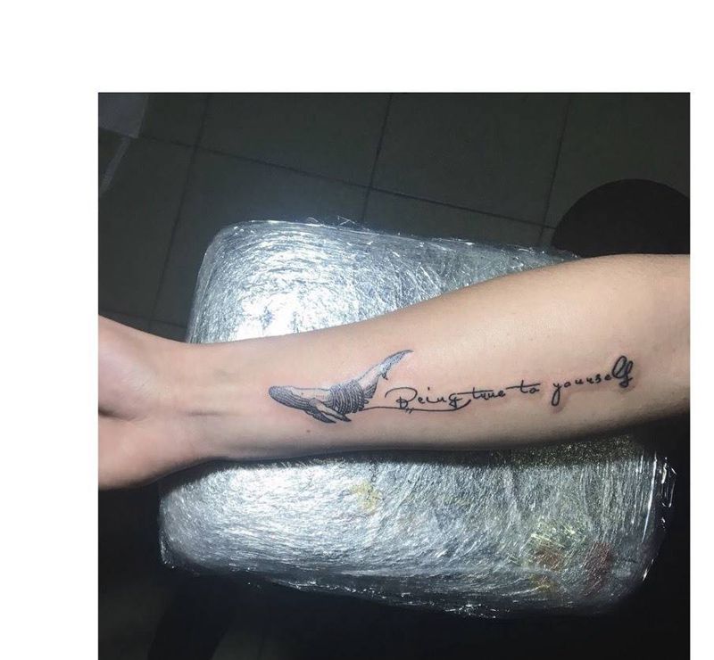 小臂 小图纹身图片_成品手臂欧美清新动物纹身图案