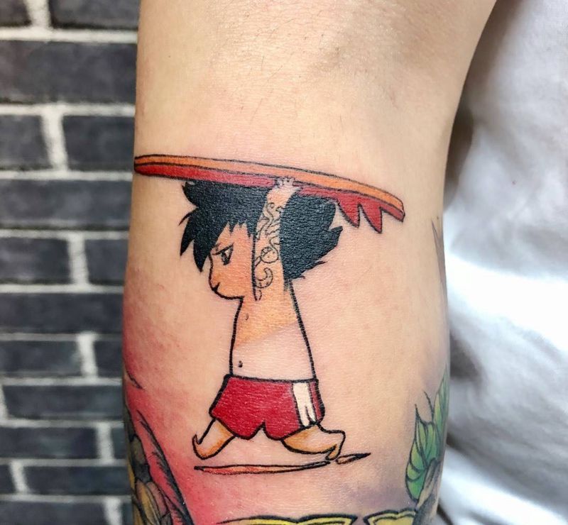 花臂纹身图片_成品手臂欧美清新人物纹身图案