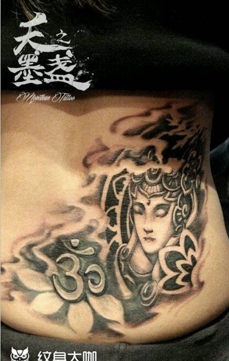 度母纹身图片