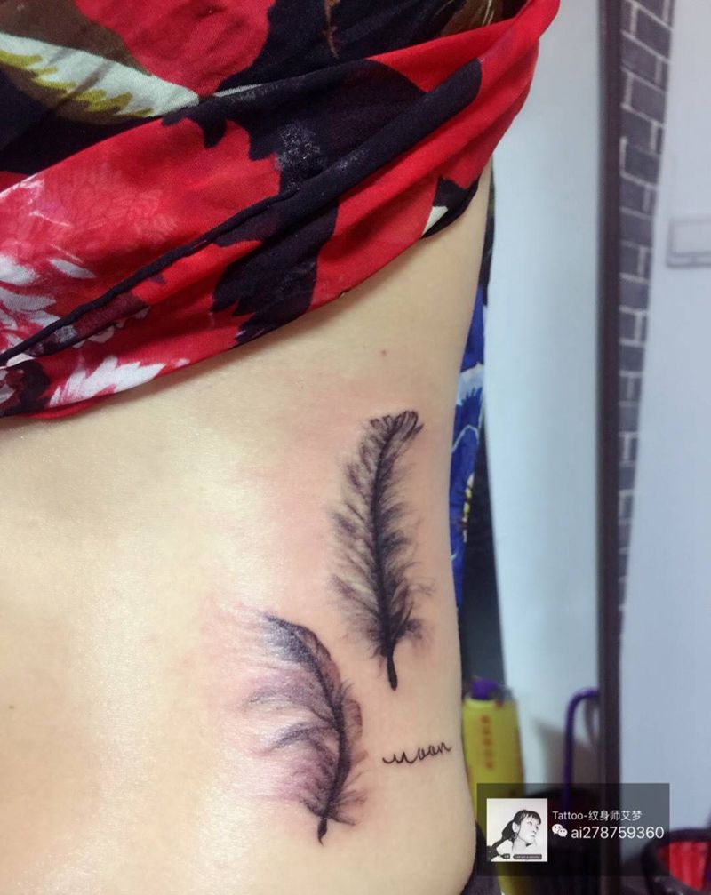 轻轻的纹身图片