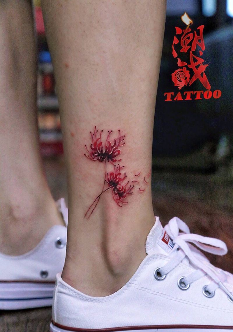 曼珠沙华纹身图片