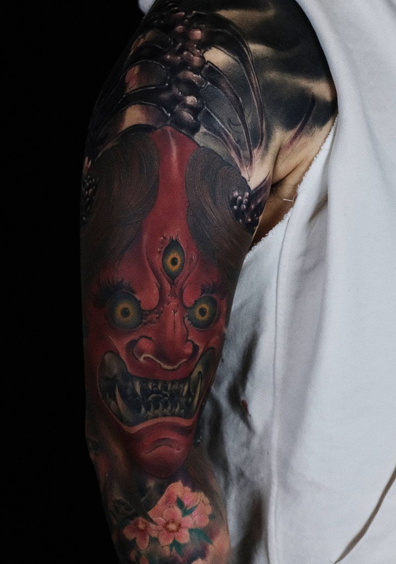 武田信玄 进度纹身图片_手臂新传统纹身图案