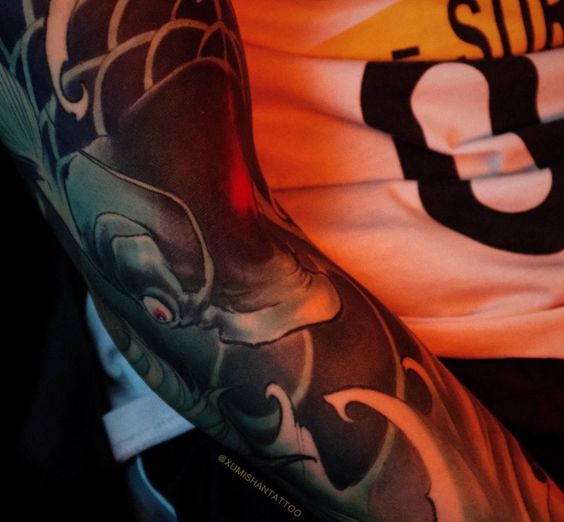 恢复纹身图片_手臂新传统纹身图案