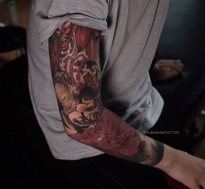 恢复/2018纹身图片_手臂新传统纹身图案