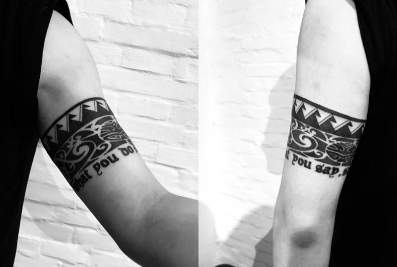 臂环图腾纹身图片_手臂图腾成品纹身图案