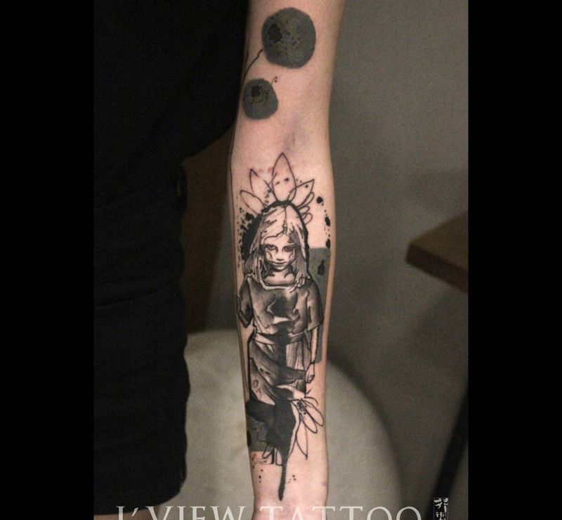 毛毛——纹身图片