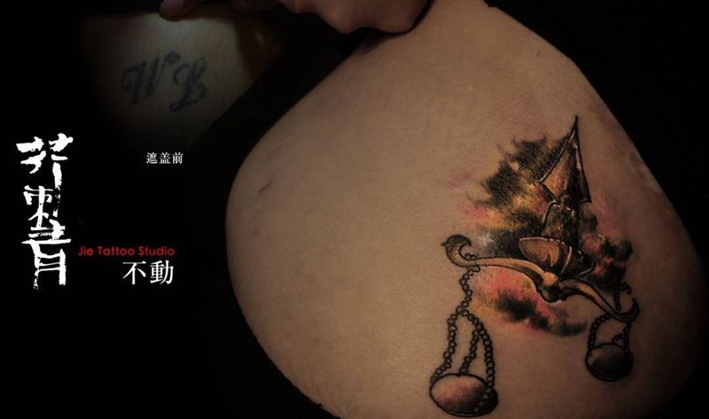 昨天的深夜访客[偷笑]遮盖小星座。纹身图片_手稿成品手臂腿部欧美清新原创几何宗教纹身图案