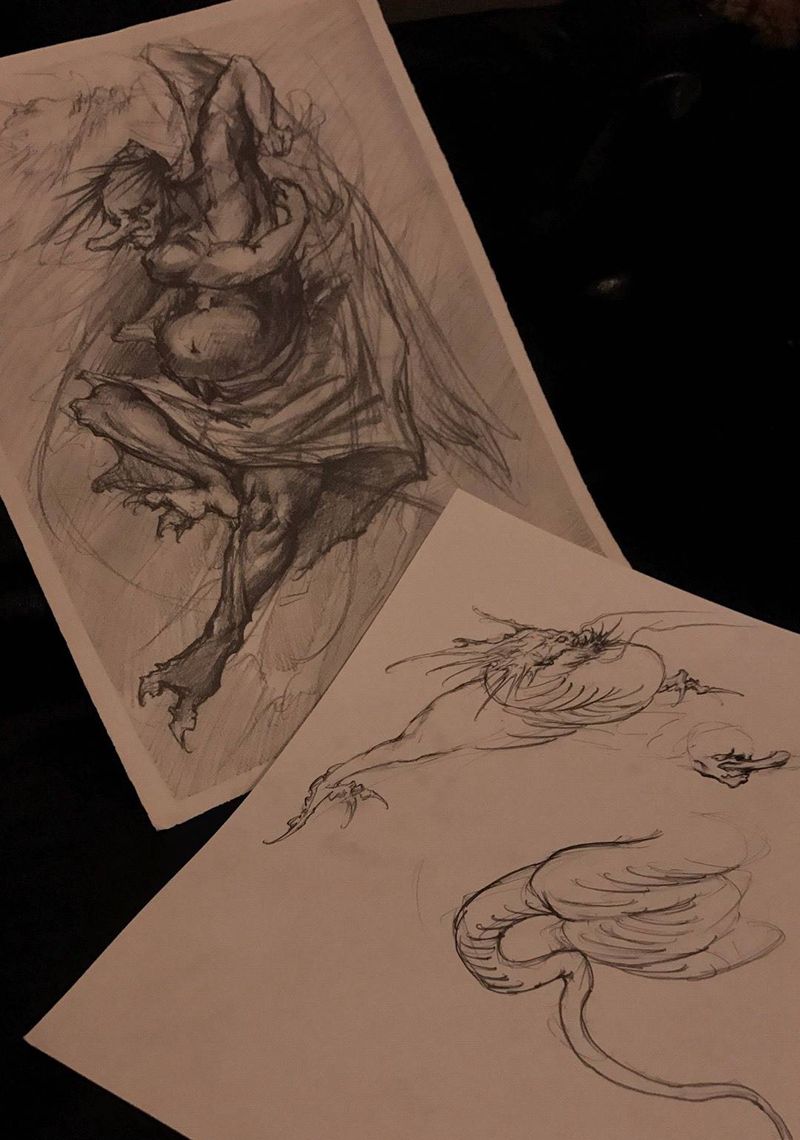 客制_天狗纹身图片