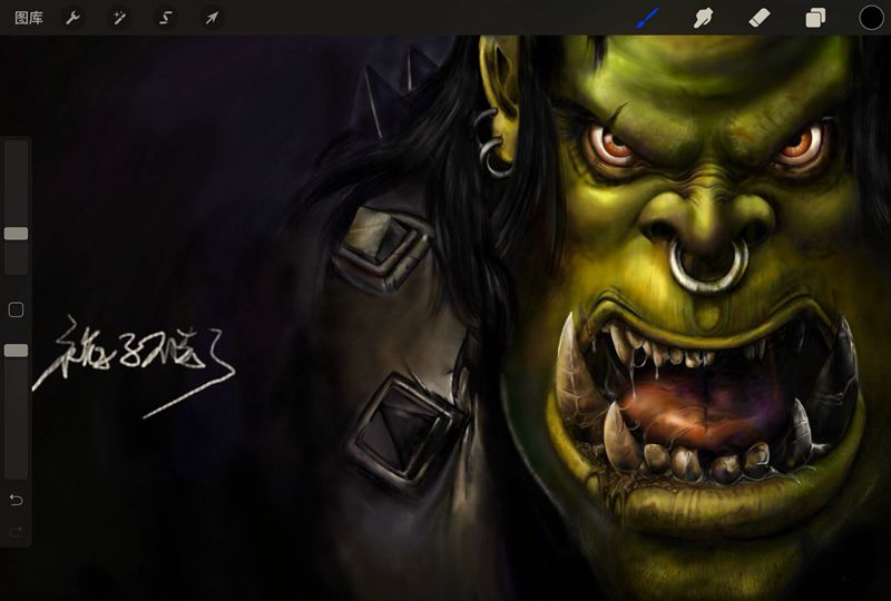 绿毛怪纹身图片