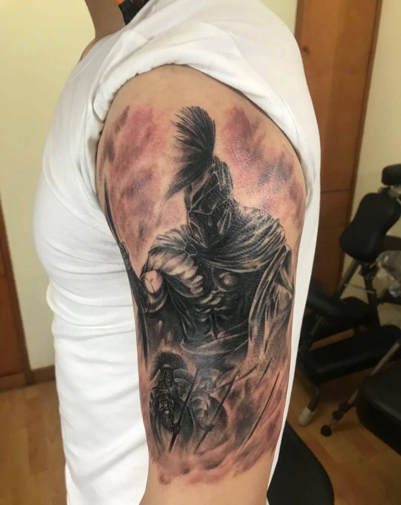 斯巴达纹身图片