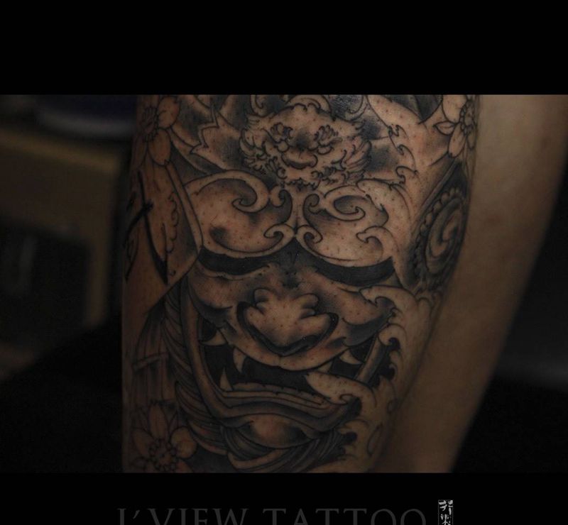 The samurai纹身图片