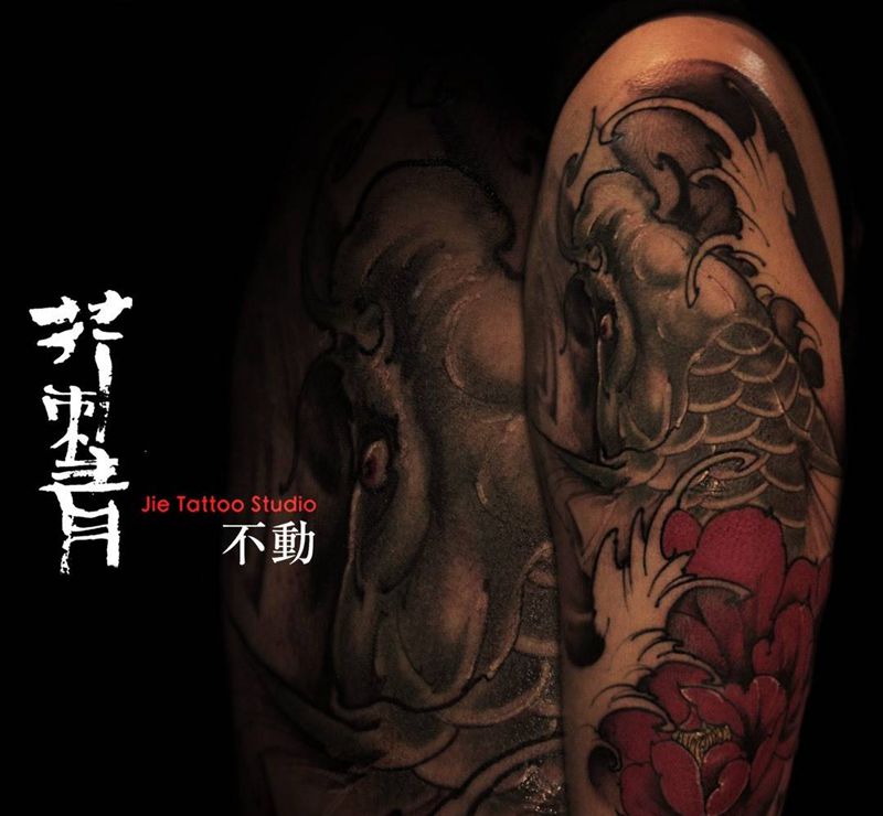 《鲤》纹身图片