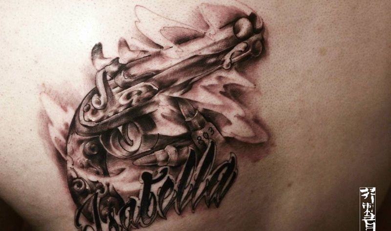 803纹身图片_手稿成品手臂腿部欧美写实原创静物纹身图案