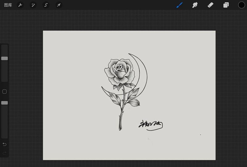 手稿一张纹身图片