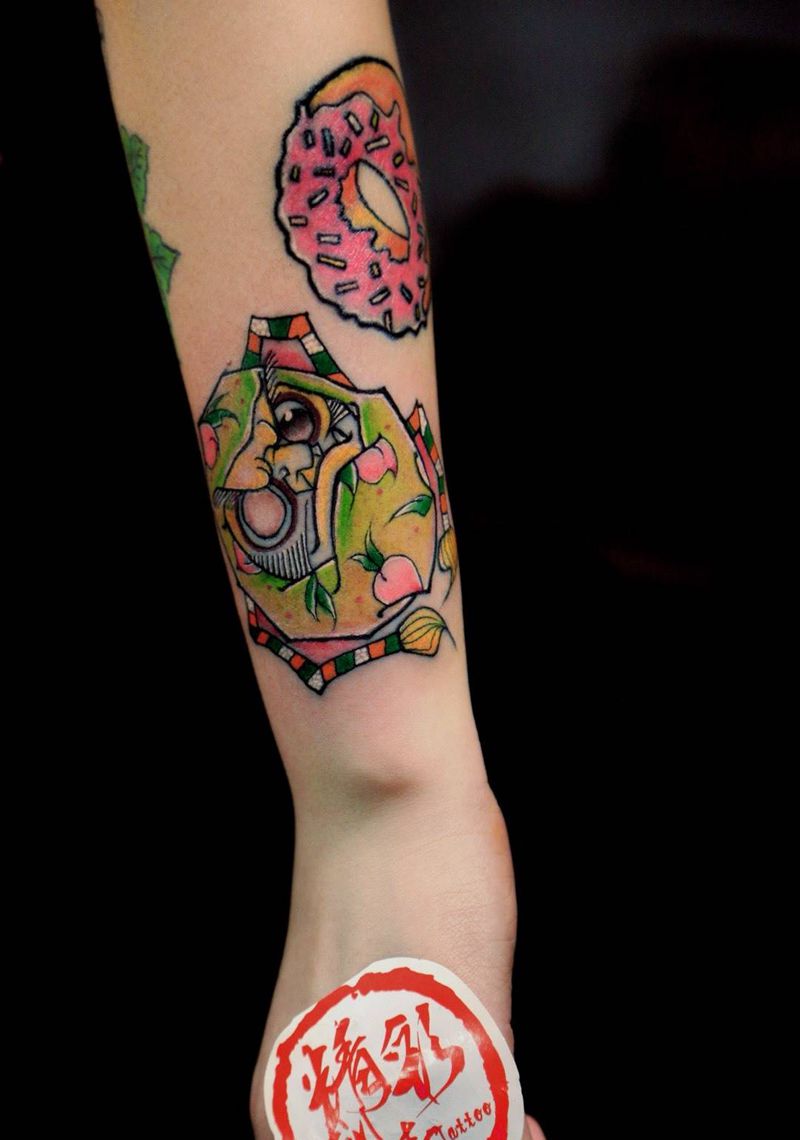 new school纹身图片