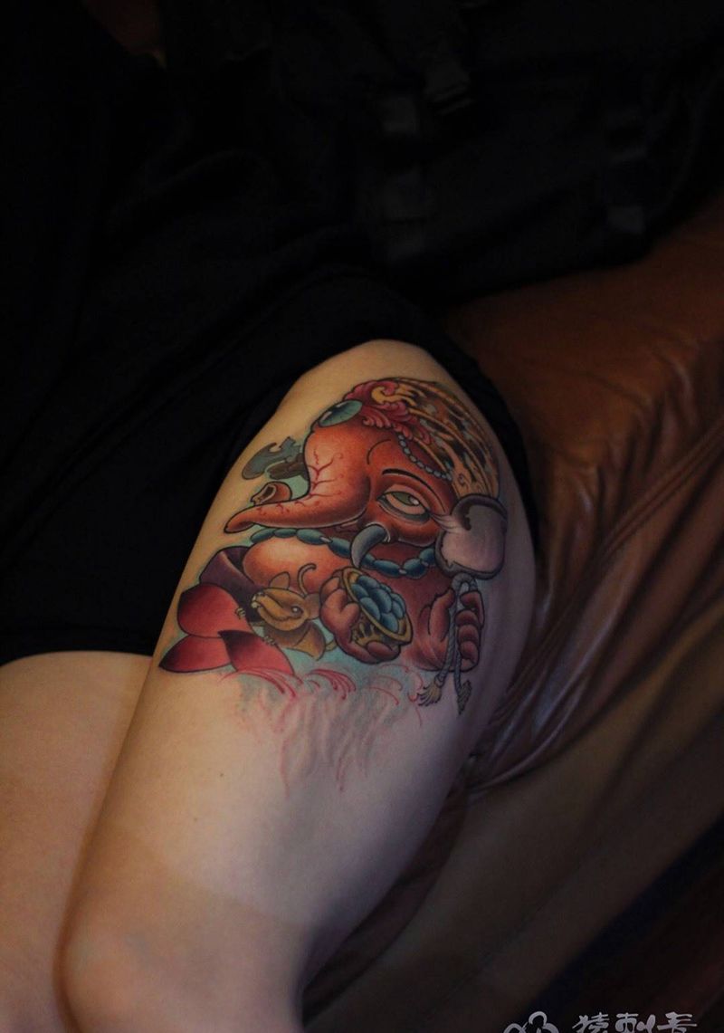 new school纹身图片