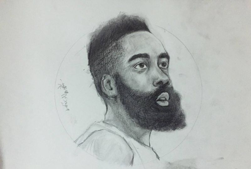 哈登手稿纹身图片_插画手稿纹身图案